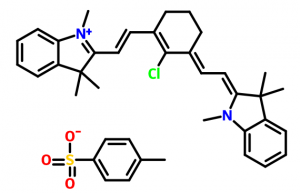 2-[2-[2-氯-3-[(1,3-二氢-1,3,3-三甲基-2h-吲哚-2-亚基)亚乙基]-1-环己烯-1-基]乙烯基]-1,3,3-三甲基-3h-吲哚4-甲基磺酸盐的制备_凯茵工业添加剂