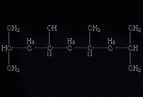 2,6,8-三甲基-4-壬醇结构式