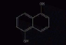 1,5-二羟基萘结构式