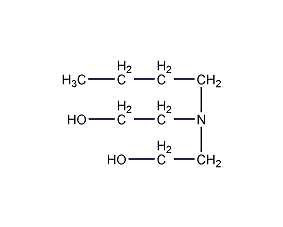n-丁基二乙醇胺结构式