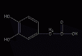 3,4-二羟基苯乙酸结构式