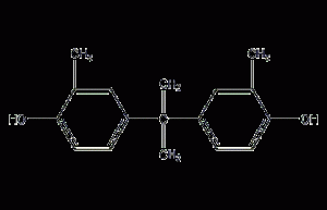 2,2-双(4-羟基-3-苯甲基)丙烷结构式