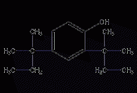 2,4-二叔戊基苯酚结构式