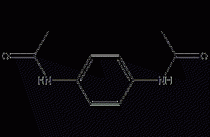 N,N'-对苯乙烯二乙酰胺结构式