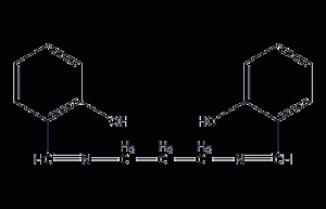N,N'-二水杨醛-1,3-丙二胺结构式