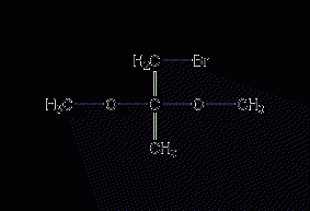 1-溴-2,2-二甲氧基丙烷结构式