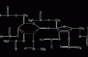 蔗糖八乙酸酯结构式