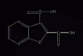 2,3-苯并呋喃二羧酸结构式