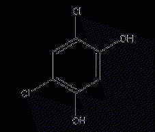 4,6-二氯间苯二酚结构式