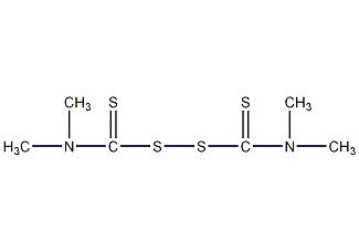 二硫化四甲基秋兰姆结构式