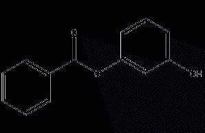 间苯二酚单苯甲酸酯结构式