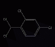 2,4-二氯-1-(二氯甲基)苯结构式