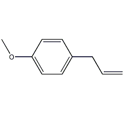 4-烯丙基苯甲醚结构式