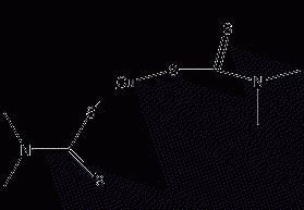 二甲基二硫代氨基甲酸铜(II)结构式