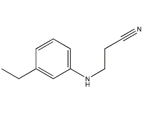 n-(2-氰基乙基)-n-乙基胺结构式