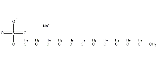 十二烷基硫酸钠结构式