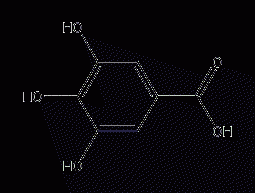 3,4,5-三羟基苯甲酸结构式