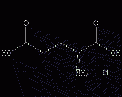 L-谷氨酸盐酸盐结构式