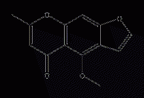 甲氧呋豆素结构式