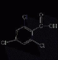 2,4,6-三氯苯甲酸结构式