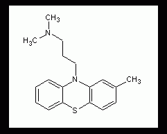 氯丙嗪结构式