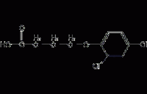 2,4-二氯苯氧丁酸结构式
