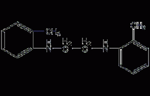 N,N'-二(邻甲苯基)乙二胺结构式