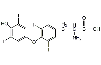 l-甲状腺素结构式