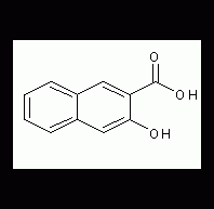 3-羟基-2-萘甲酸结构式
